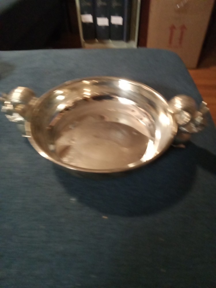 Nutbowl Silverplate About 7in