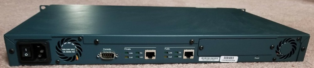 Cisco Systems VPN 3000 Concentrator CVPN3005-E1