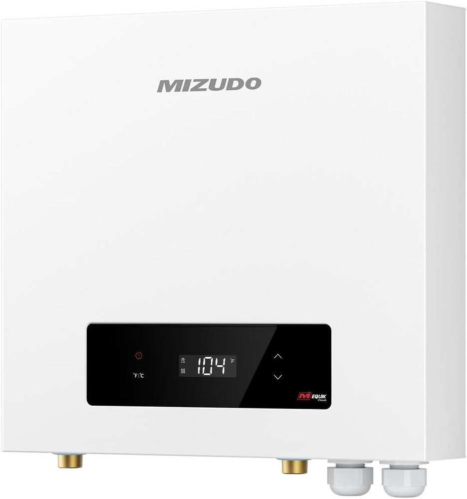 MIZUDO 36kW Tankless Water Heater Electric 240V for 5-6 Points of Use 8.7GPM