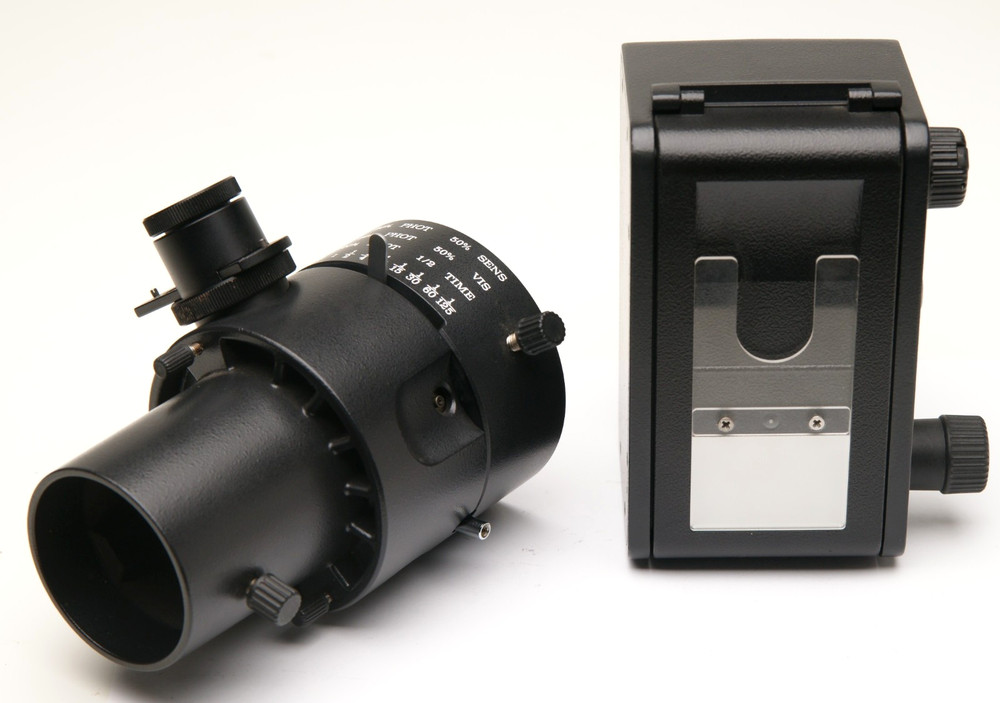 WILD MPS12 HEERBRUGG SWITZERLAND 35mm microscope camera with leaf shutter