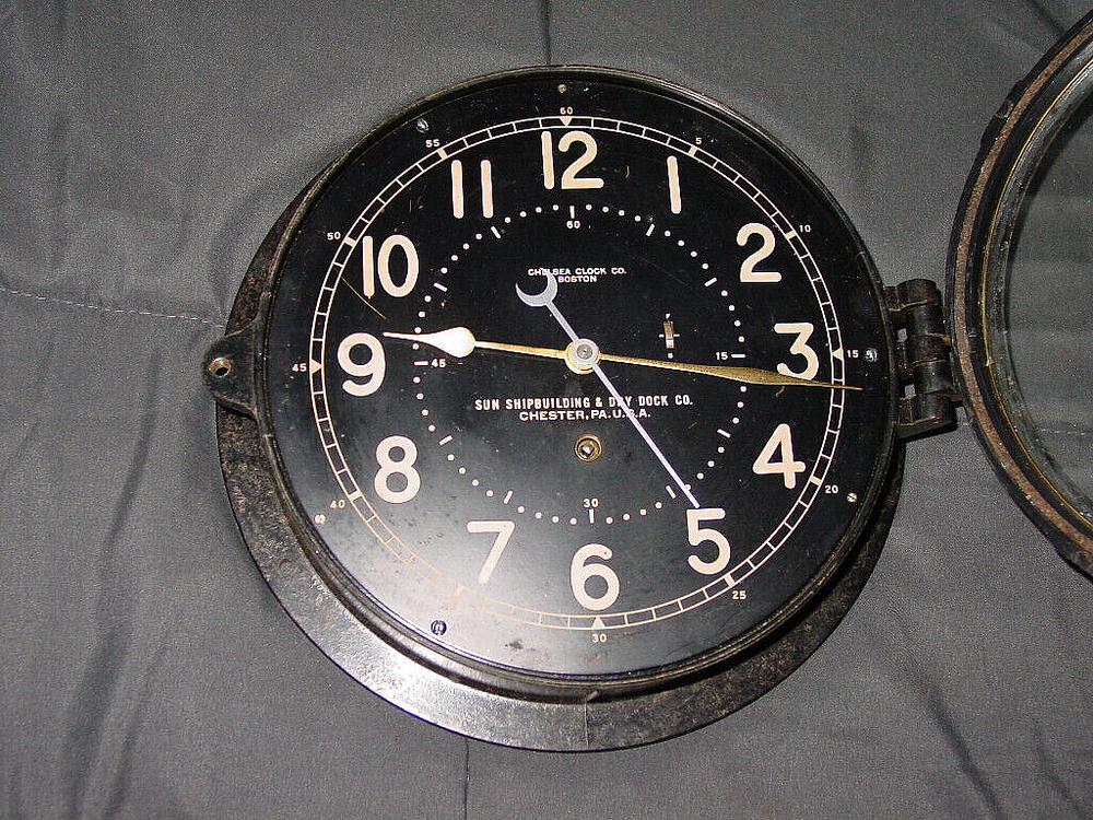 CHELSEA DECK CLOCK 8-1/2"