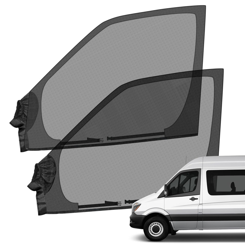 Universal Bug Screen for Front Doors - Fits Promaster, Sprinter, Metris & More