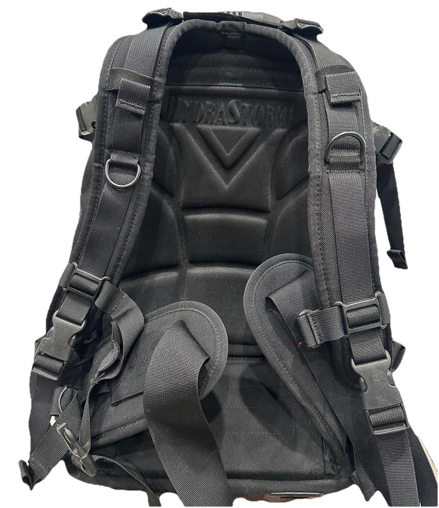 Hydrastorm Black Tactical Carrier Backpack With Camelbak Maximum Hydration Pack