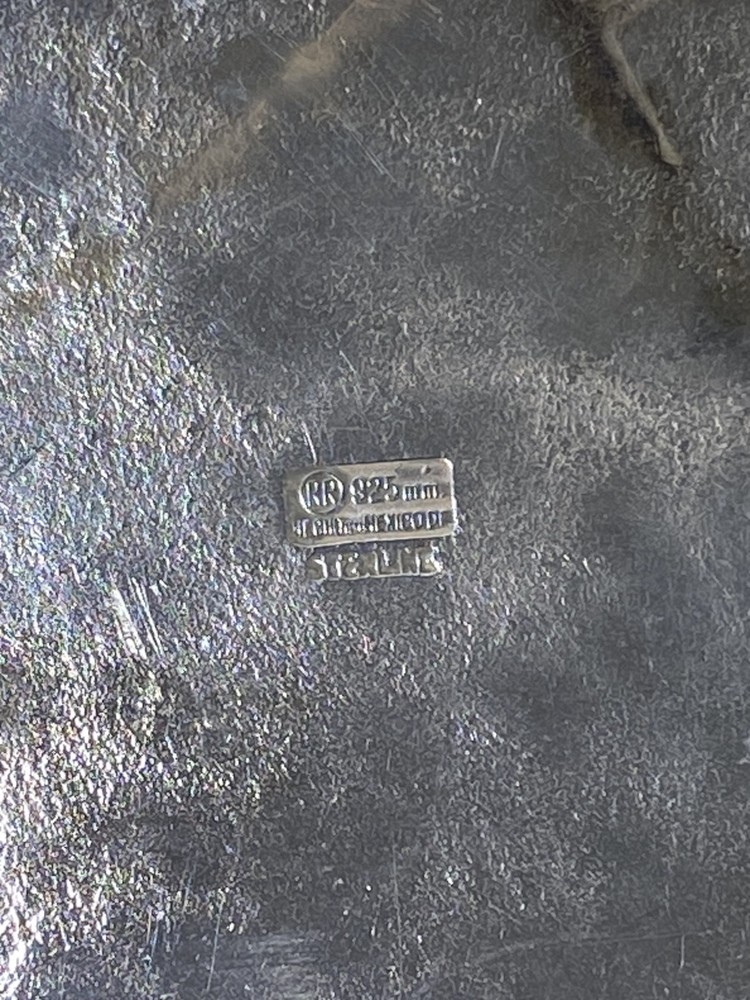 Sterling Silver Tray And Goblets