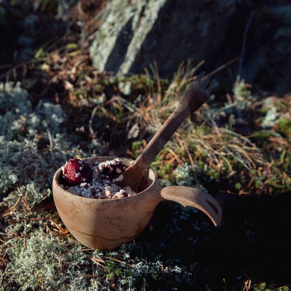 Short Spork - Eco Dishware - Light & Durable Brown