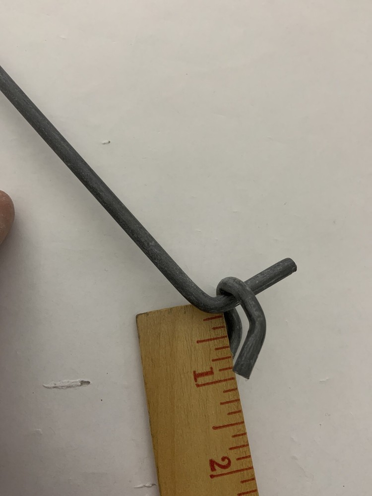 galvanized 8" peg board hooks heavy duty
