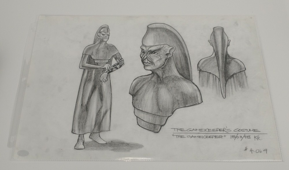 Stargate SG1: Gamekeeper Character Concept Drawing