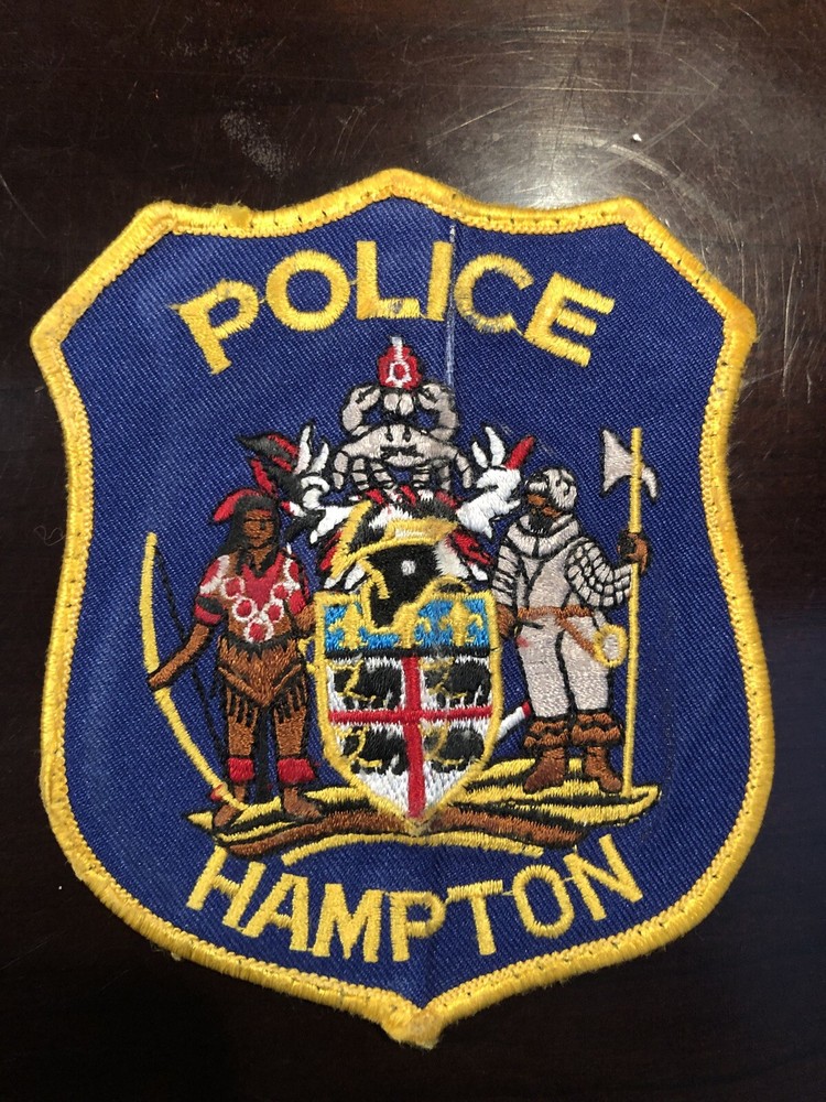 HAMPTON POLICE DEPT Virginia VA PD Used Worn patch