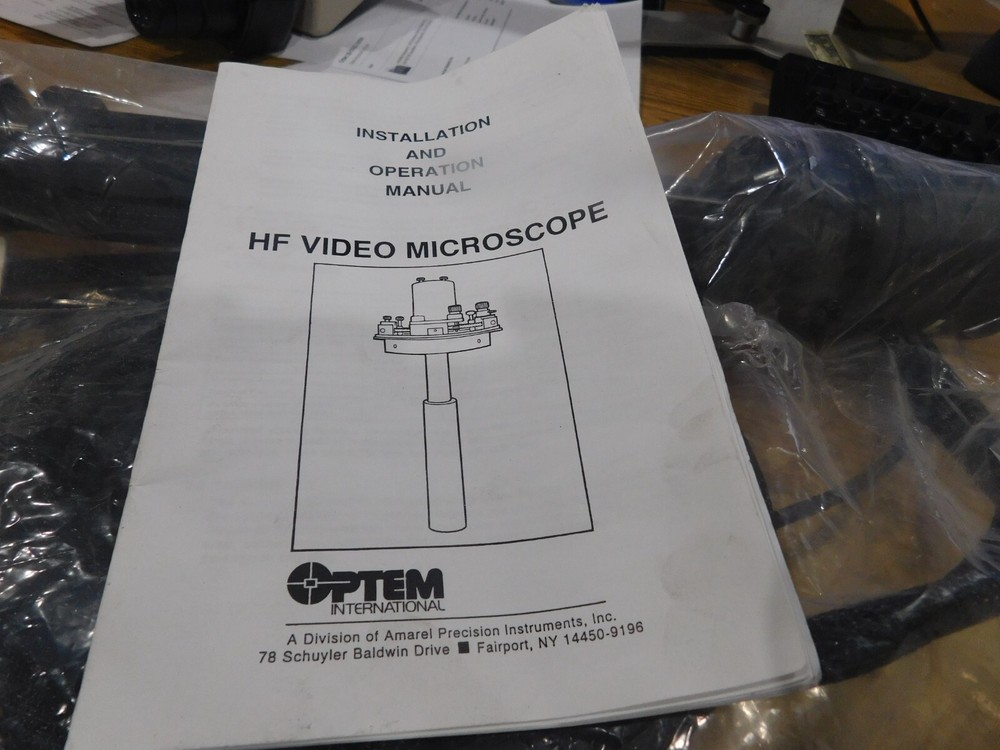 Optem International HF Video Microscope. New Old Stock