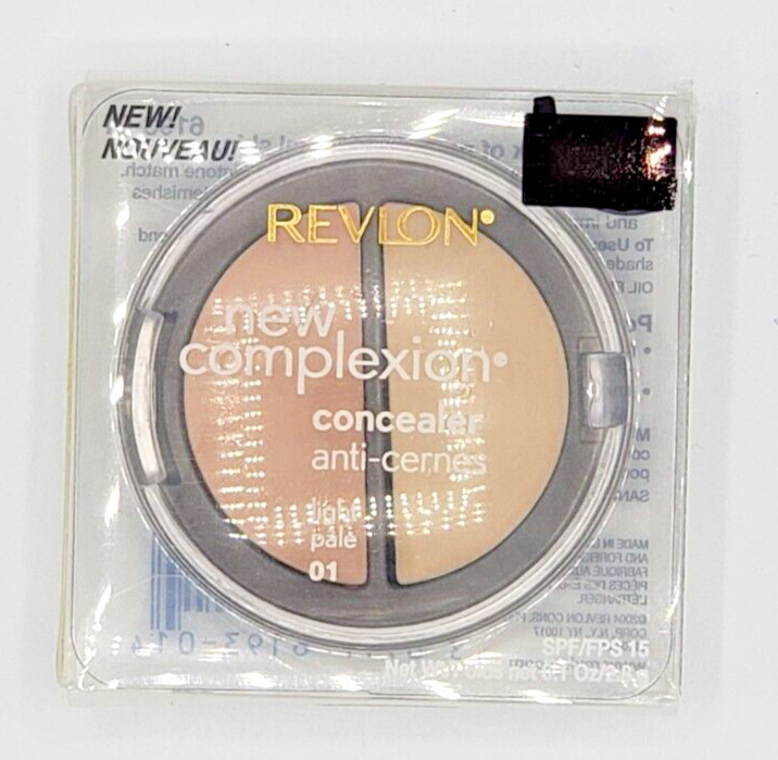 NEW Revlon New Complexion Concealer- Anti Cernes Light/Pale 01