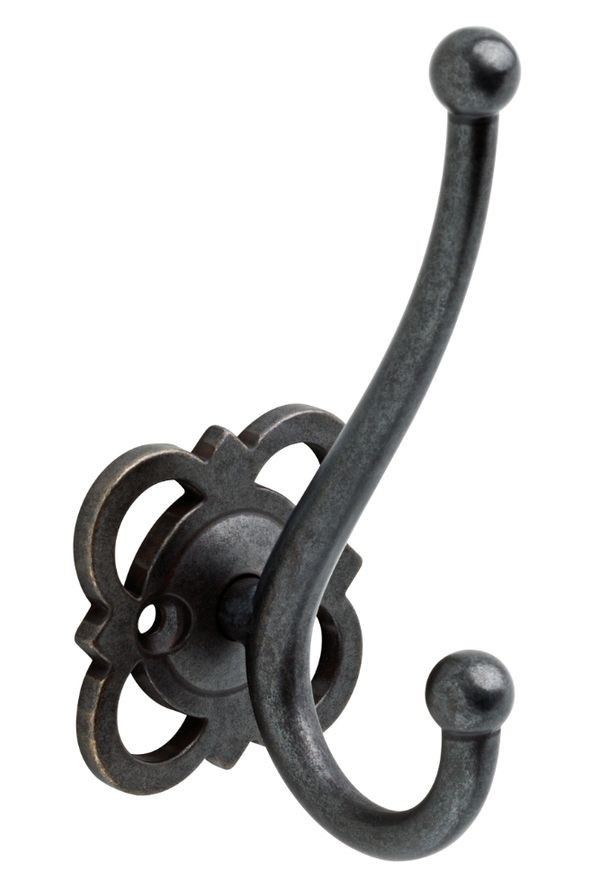 4-2/3" Quatrefoil Coat and Hat Hook
