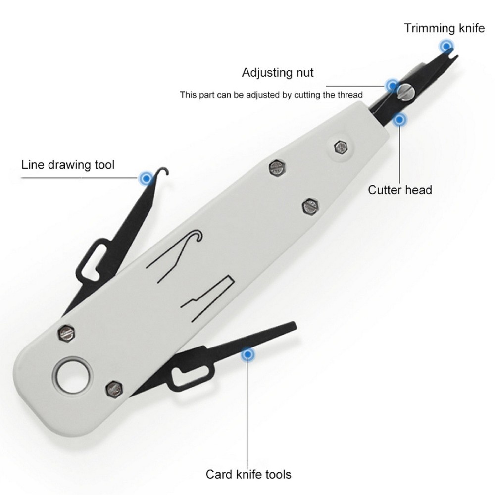 1x Kd-1 Wire Cutter Telecom Pliers Trapezoidal Module Network Cable Punch Tool b