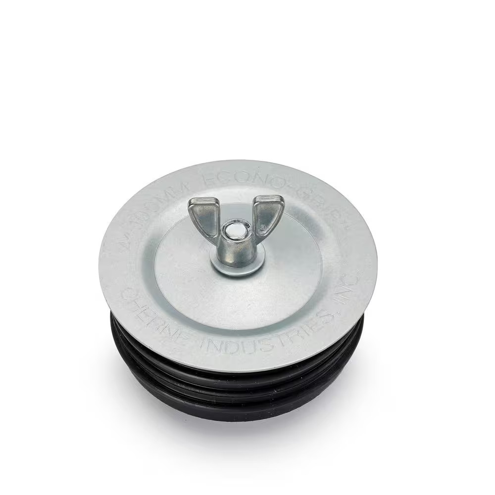 Econo-Grip 4 In. Galvanized Steel Test Plug