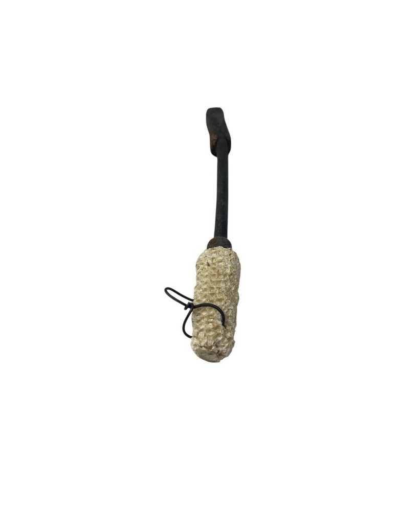 Antique Soldering Iron W/ Corn Cob Handle