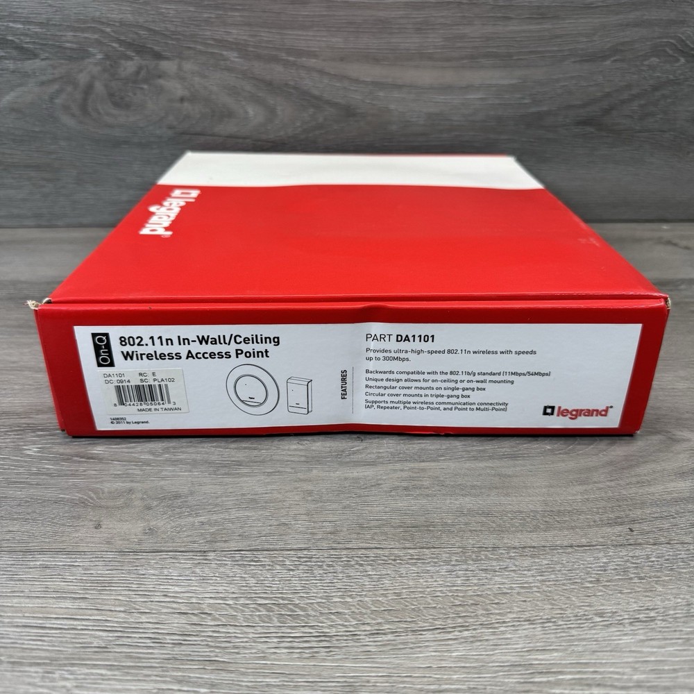 Legrand DA1101 802.11n In-Wall/Ceiling Wireless Acess Point