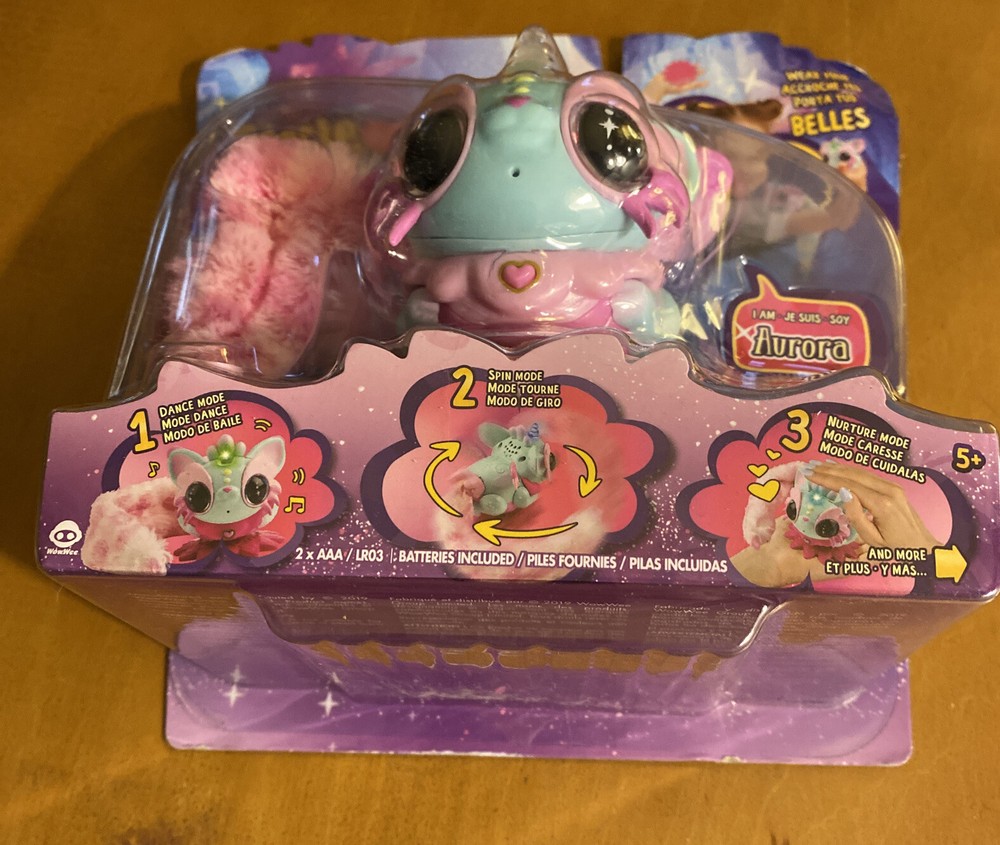 WowWee Pixie Belles - Aurora (Turquoise) Interactive Enchanted Toy -Damaged Box