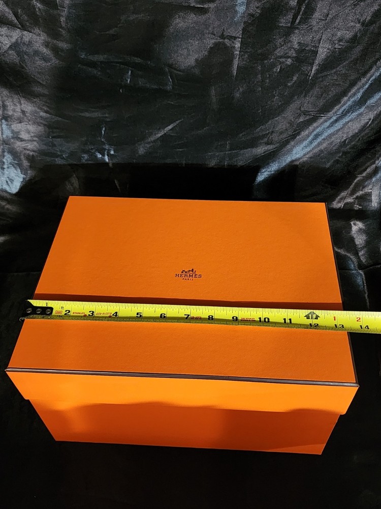 Authentic Hermes Empty Box #515 w/Tissue Paper, Booklet & Ribbon