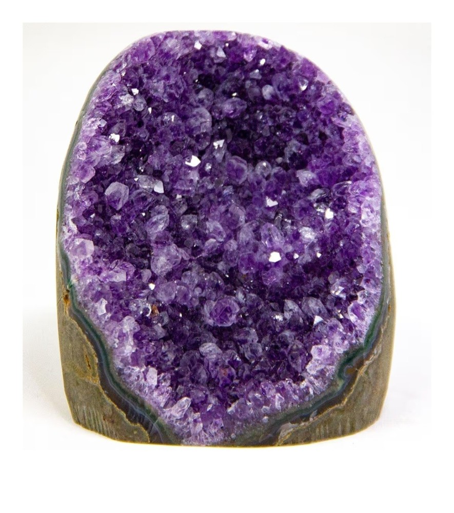 Amethyst Crystal Geode Decorator Pieces with Gift Packaging