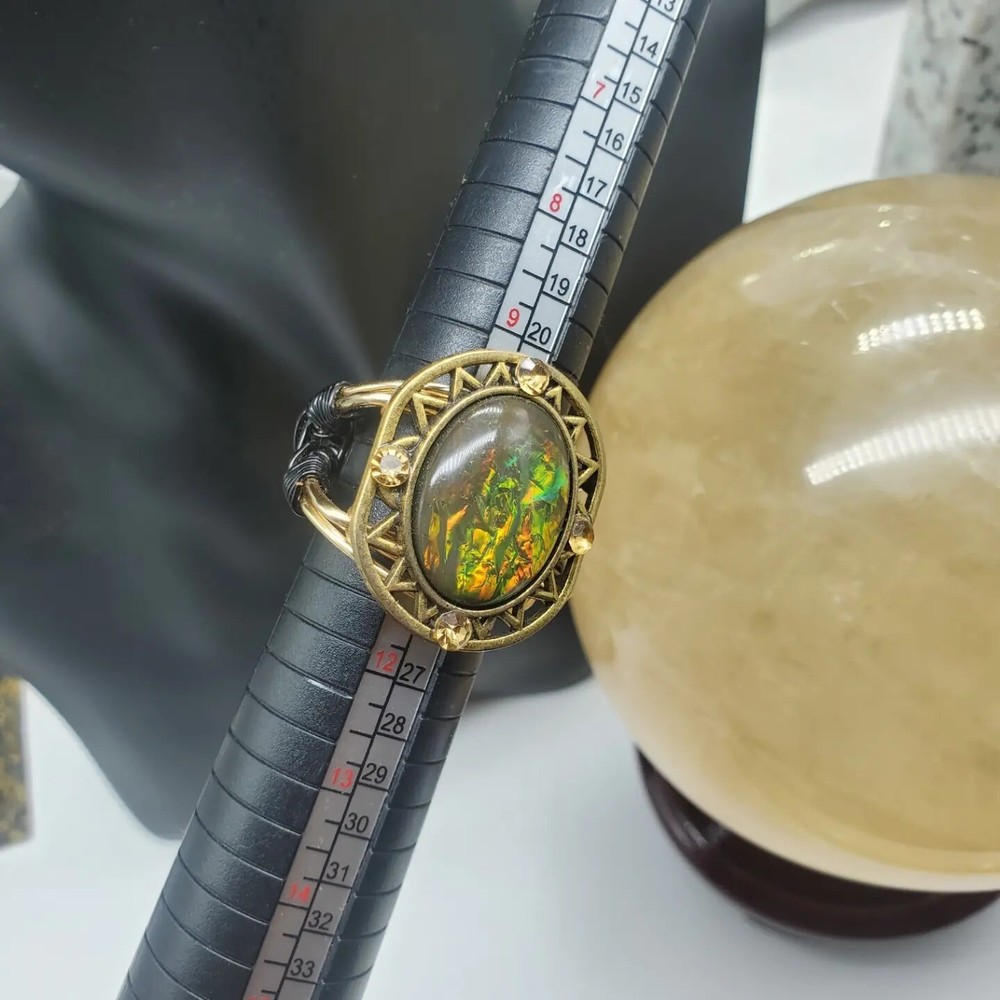 Handmade Copper Iridescent Ring