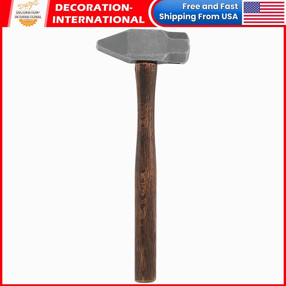 4 lb Blacksmith Hammer Cross Peen Engineer Handmade Knife Making Forge Farrier