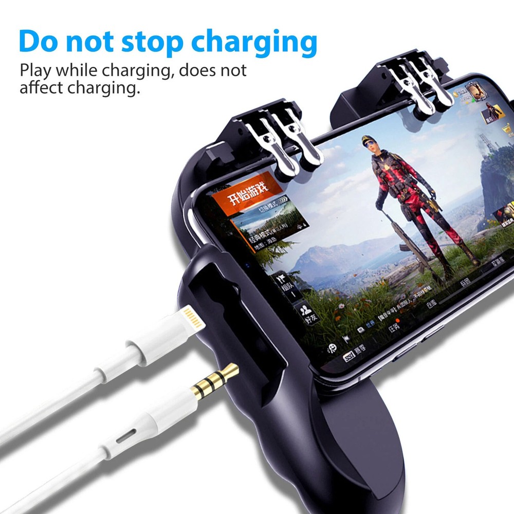 For PUBG Phone Game Controller Gamepad Joystick w/Cooling Fan for IOS Androidbg