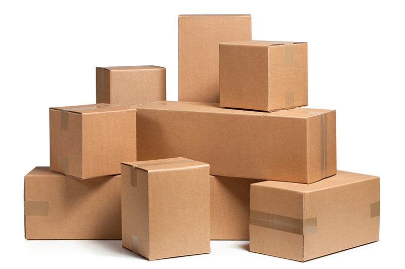 12x6x4 Corrugated Shipping Boxes 50-Pack Mailing Packing Boxes