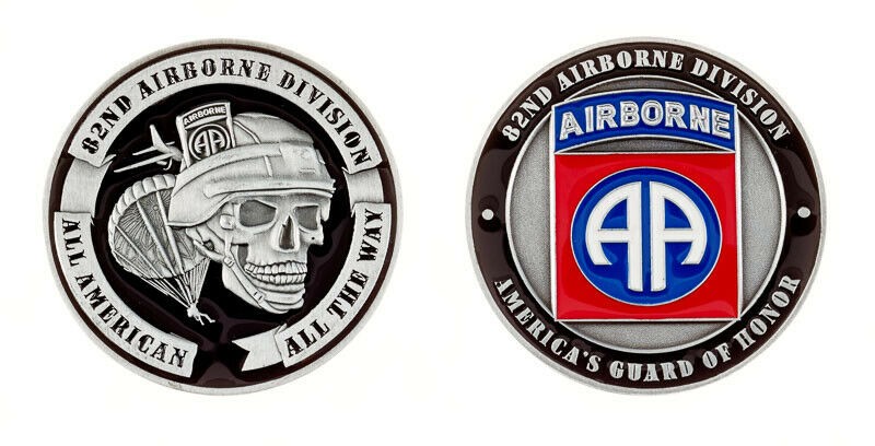 Challenge Coin 82ND AIRBORNE DIVISION CHALLENGE COIN