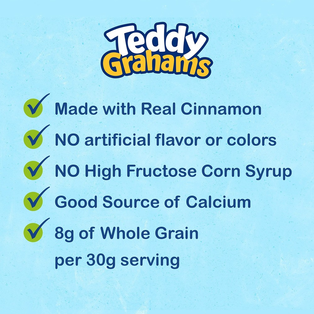 Cinnamon Graham Snacks, Bulk Kids Snacks, 6 - 10 oz Boxes