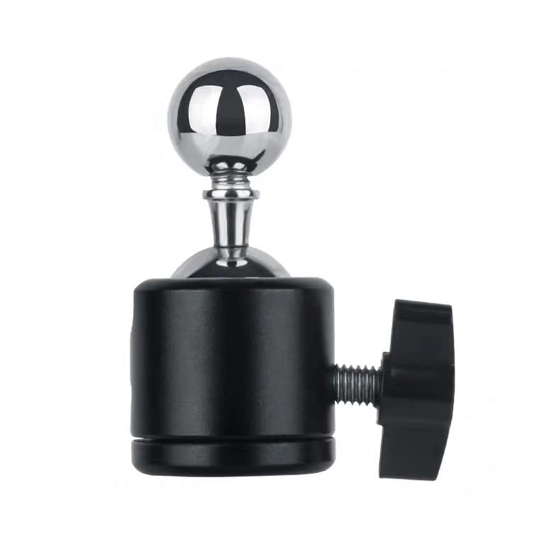 VizGiz 4 Pack 17mm Ball Head with 1/4 inch Threaded Screw Socket Silver
