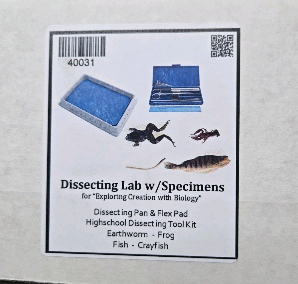 Nature's Workshop Plus! Dissecting Lab w/Specimens 40031 Exploring Creation Bio