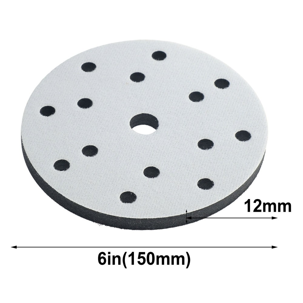 Sponge Interface Pad 15 Holes 150mm 1pcs 6inch Buffer Pad Soft Interface
