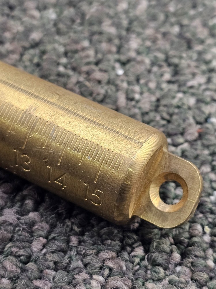 Lufkin 590GM Solid Brass Plumb Bob/ Tapered Point Tip