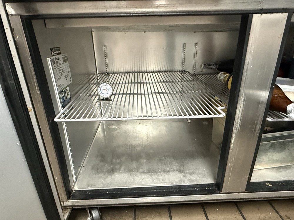 True TPP-AT-67-HC 67"W Solid Door Refrigerated Pizza Prep Table