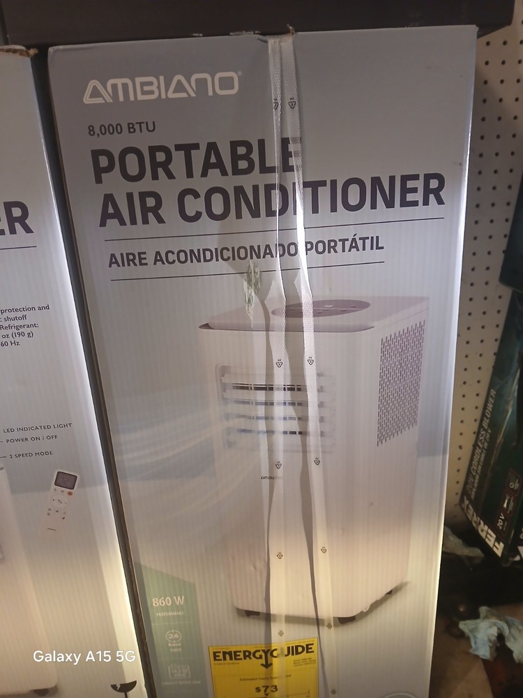 Portable AC unit.