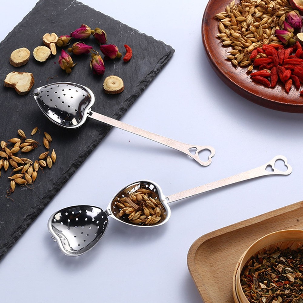Stainless Steel Loose Tea Leaf Infuser Strainer Filter Diffuser Herbal Spice D