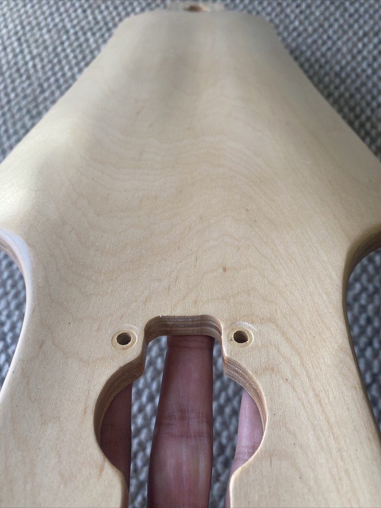 Drop through￼ Longboard With Micro Drop 40”X9.5” Cold Pressed Canadian Maple