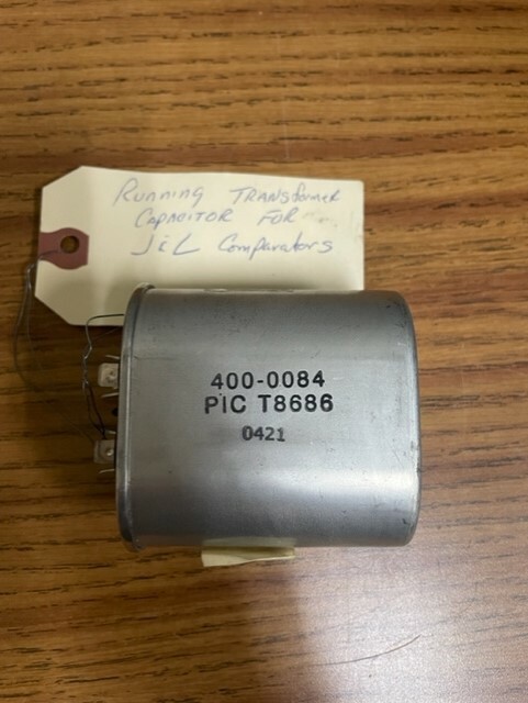 J & L Metrology Optical Comparator Transformer Capacitor