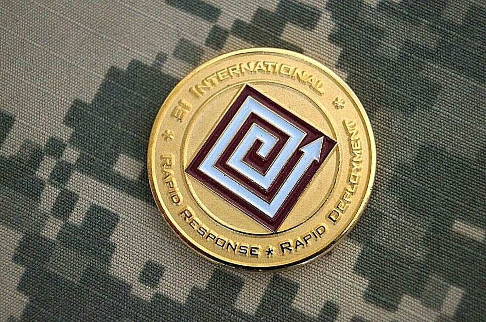 SI International Rapid Response Rapid Deployment Challenge Coin