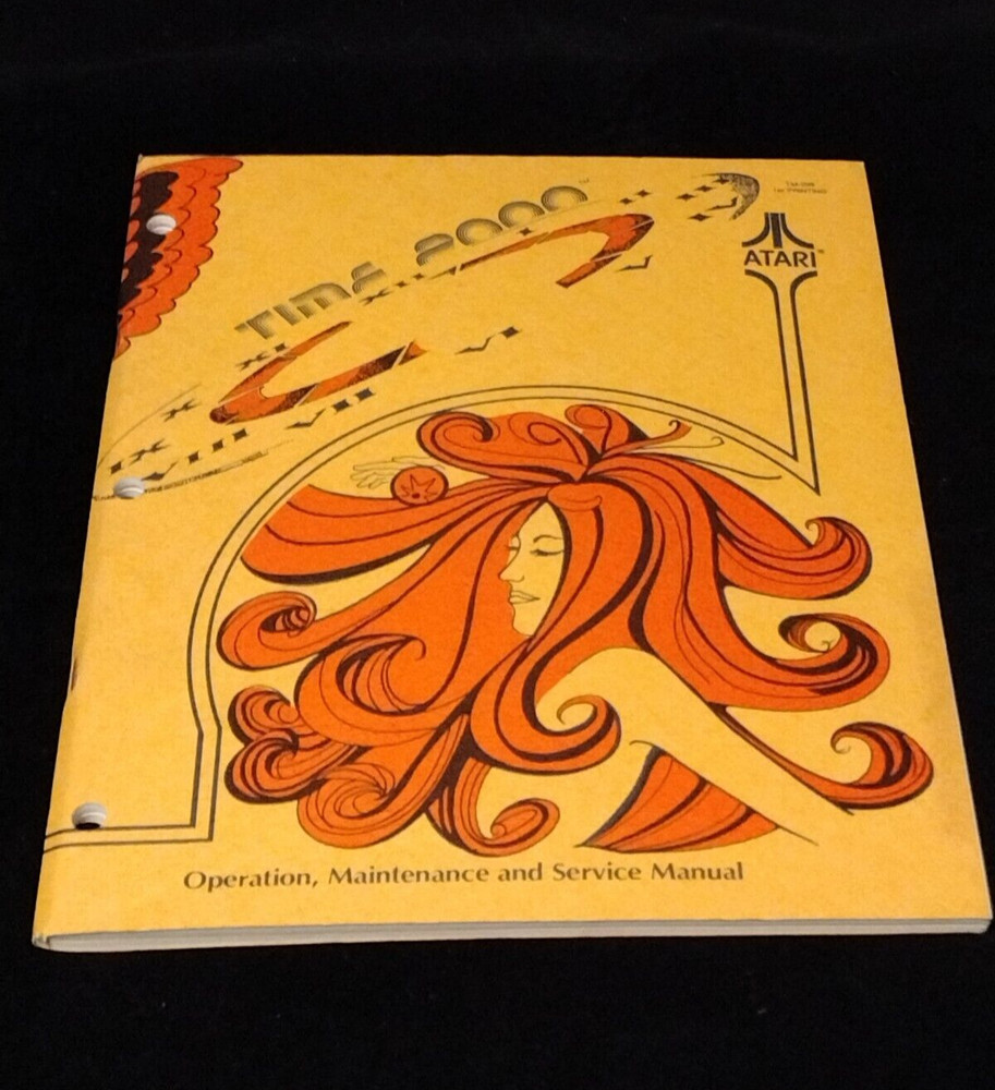 Time 2000 PINBALL MANUAL ORIGINAL ATARI 1977