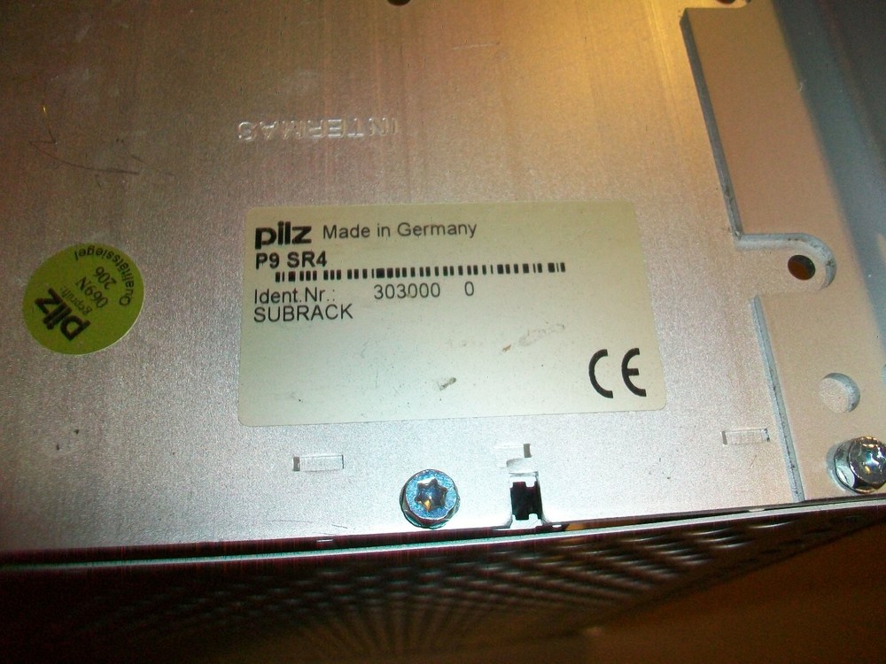PILZ PLC CHASSIS RACK P9 SR4
