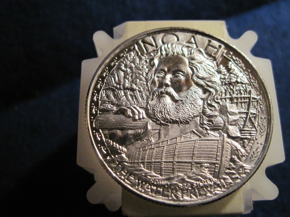 ONE OUNCE NOAH'S ARK SILVER BU ROUND