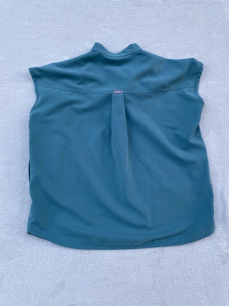 Women’s FIGS Technical Collection Top + Bottom Extra Small Teal Pockets