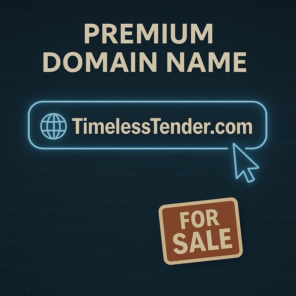 TimelessTender.com Premium Domain Name for Sale.