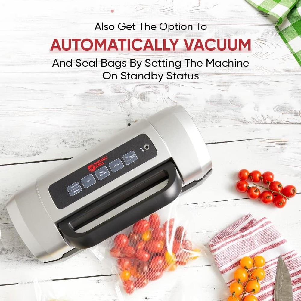 Magic Mill MVS-2010 Vacuum Sealer Machine With Patent Handle (Open Box)