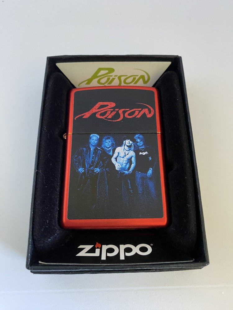 Zippo Poison On A Metallic Red 2022 Lighter