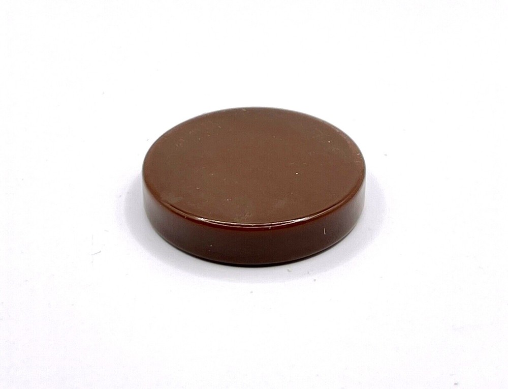 Backgammon Replacement Doubling Cube Dice Bakelite Chip Brown/Ivory/Cream 1.05"