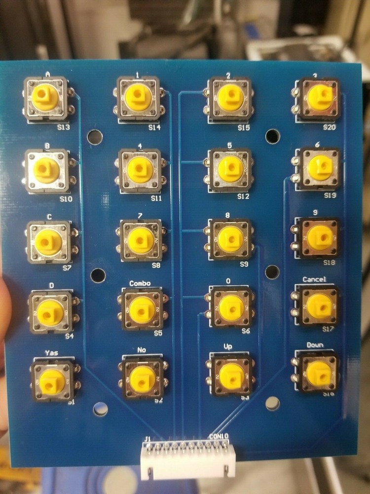 NV2020 or FEH-B12 keypad control board.