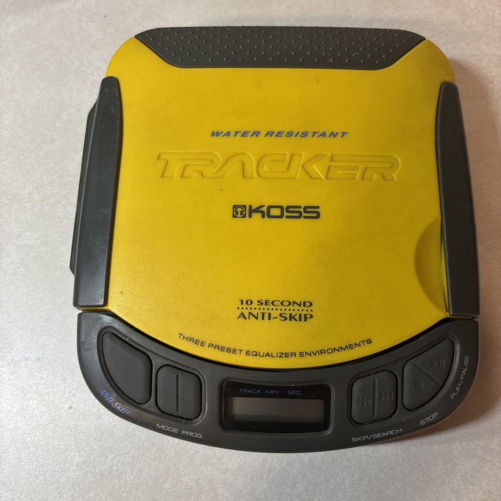 Koss Tracker Water Resistant Anti-Skip CD Player CDP550 - Works