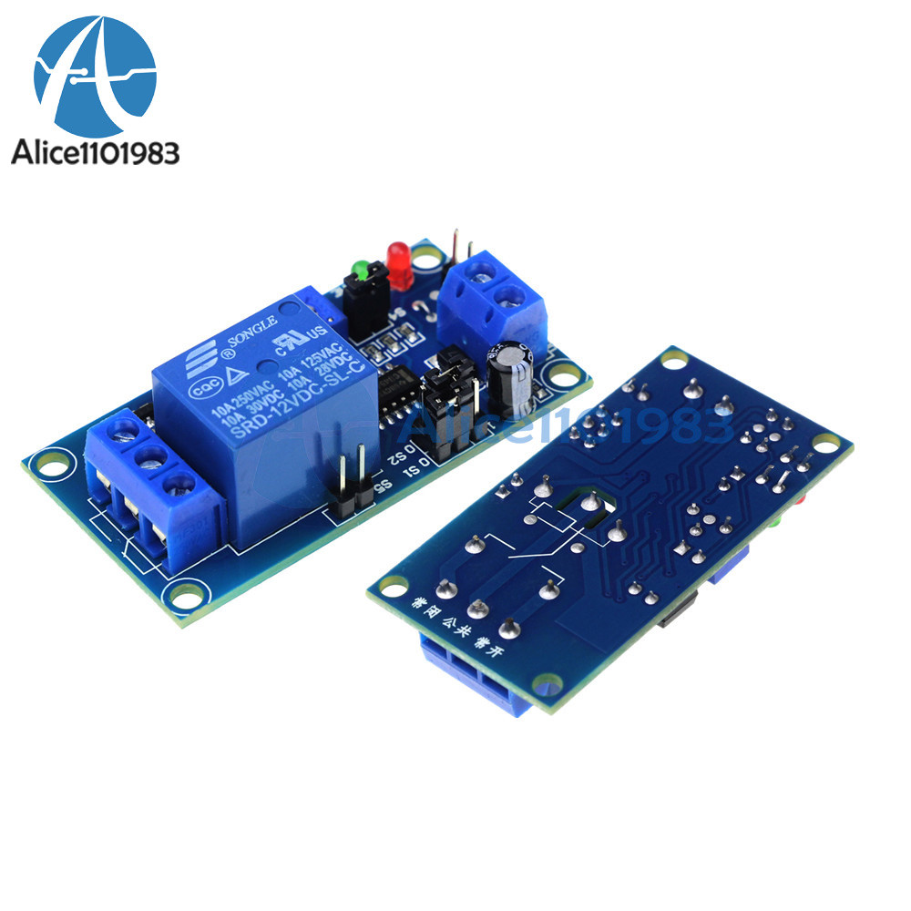 DC 12V Delay Relay Delay Turn on/Delay Turn off Timer Timing Switch Module