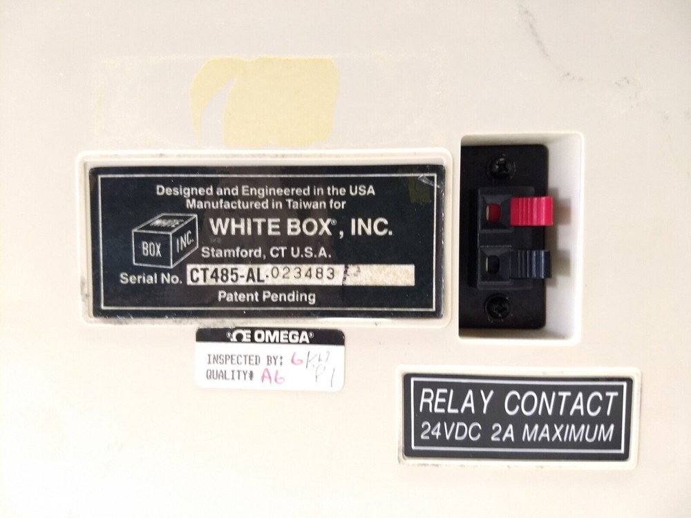 White Box Inc. / Omega CT485-AL Chart Recorder